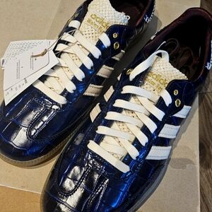Adidas samba navy croc UK size 4